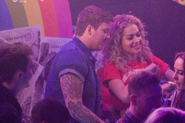 Rita+Ora+and+James+Aurthur+together+at+the+after+show+party